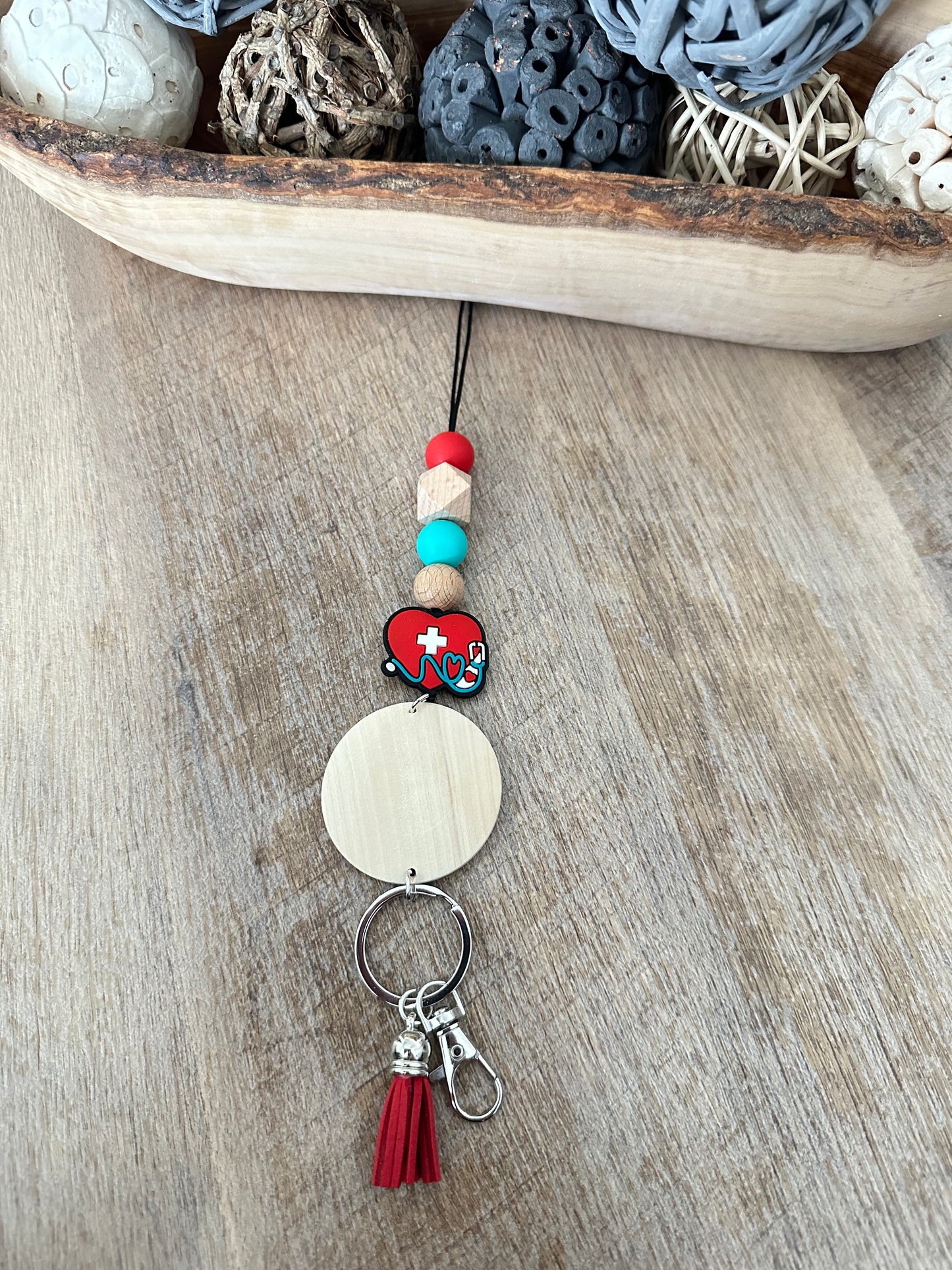 Silicone Bead Lanyard