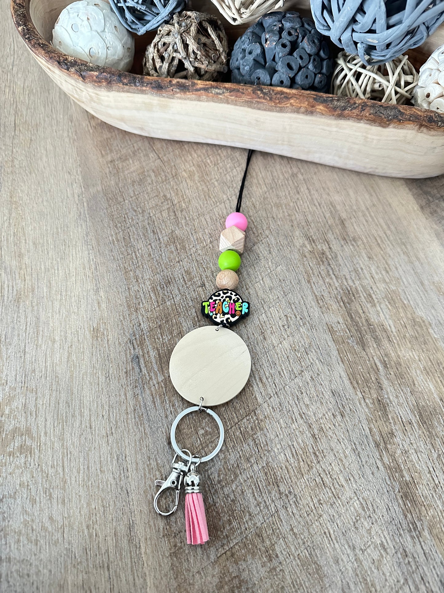 Silicone Bead Lanyard