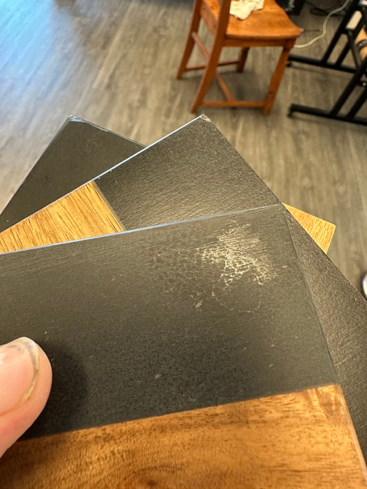 MYSTERY SCRATCH & DENT Acacia + Slate or Marble Coaster Set (FREE SHIPPING)