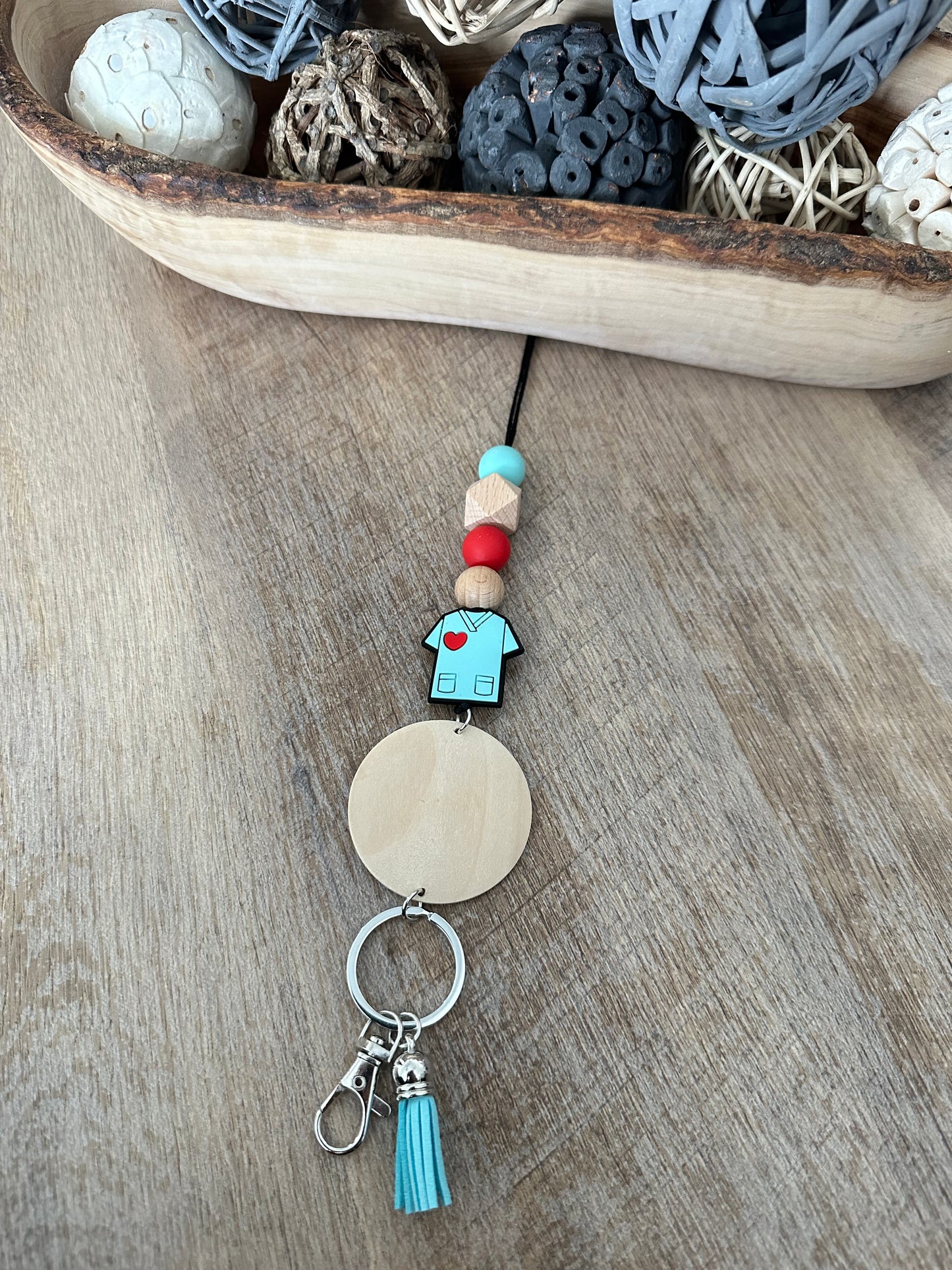 Silicone Bead Lanyard