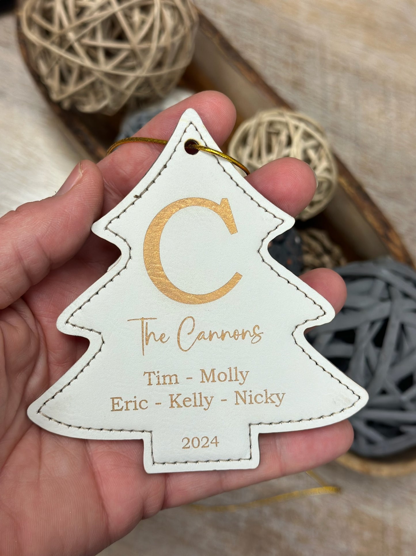 Leatherette Ornaments