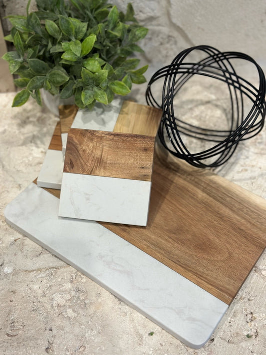 Acacia + Slate or Marble Board