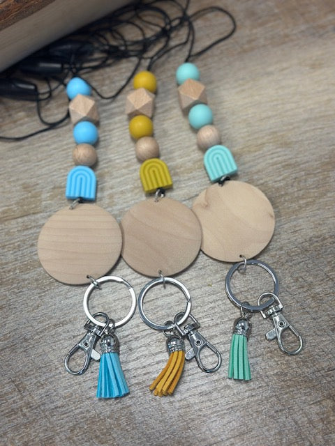 Silicone Bead Lanyard
