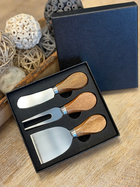 FREE SHIPPING 36 sets Acacia Cheese Board Utensils