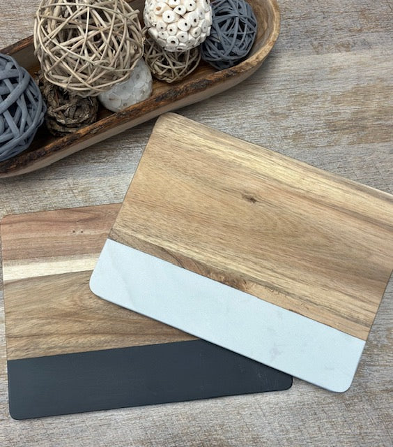 Acacia + Slate or Marble Board