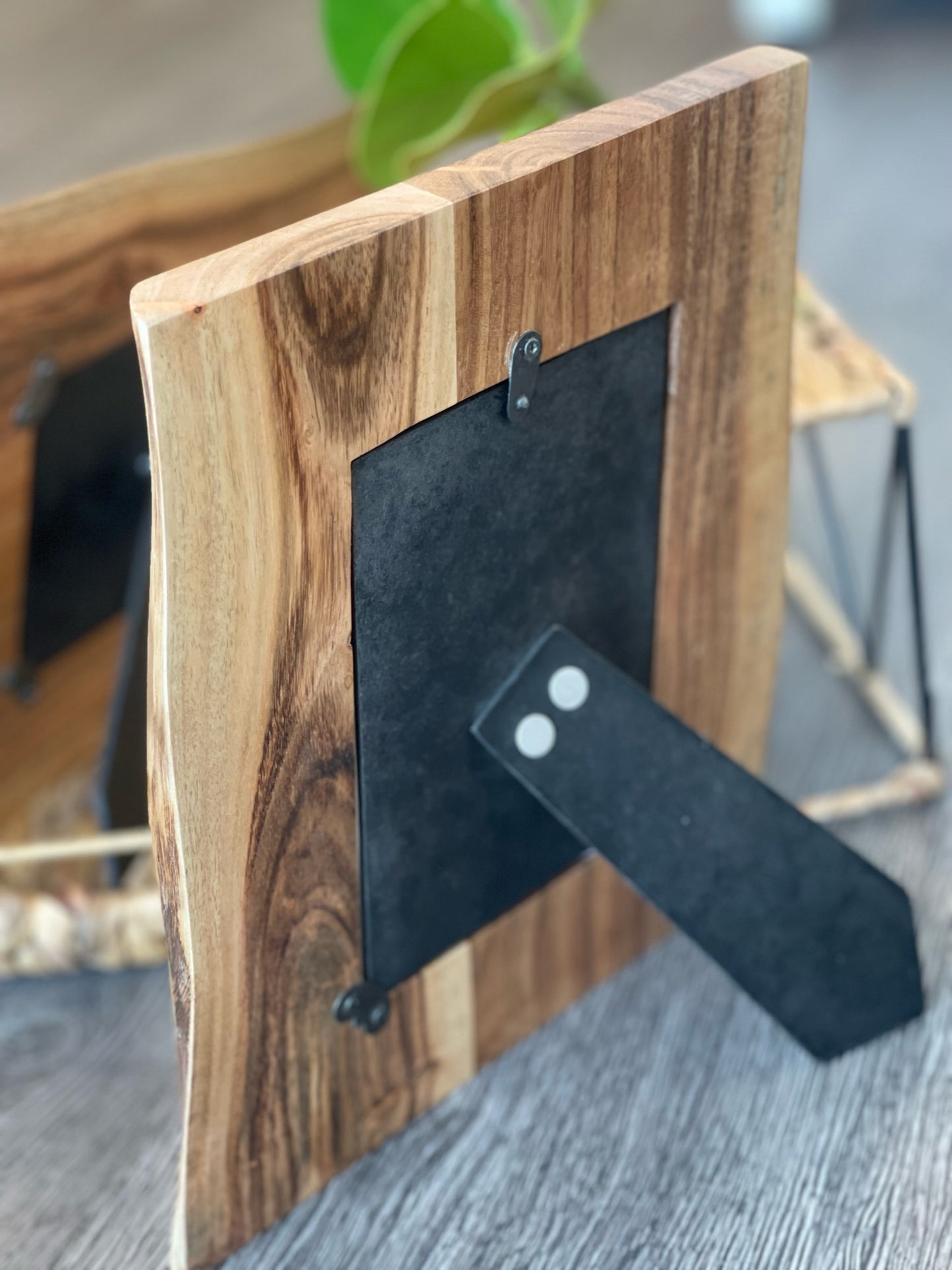 Irregular Live Edge Acacia Wood Picture Frame Blank