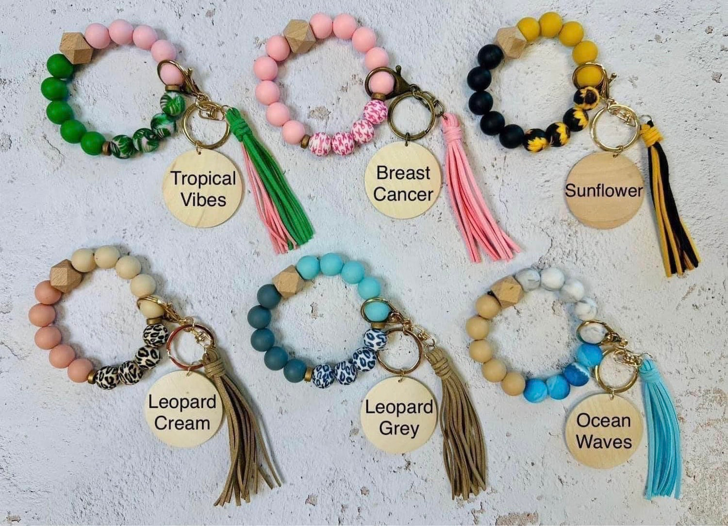 Silicone Bead Wristlet