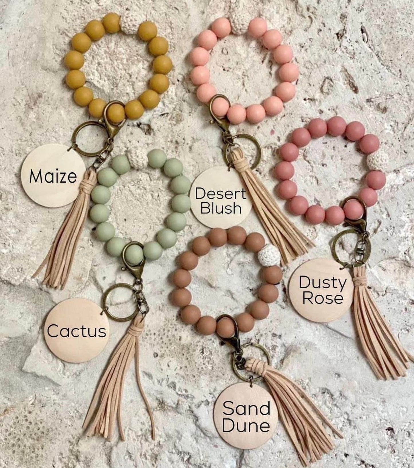 Silicone Bead Wristlet