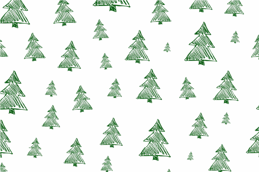 Printed Leatherette Christmas Patches (Pack of 5)