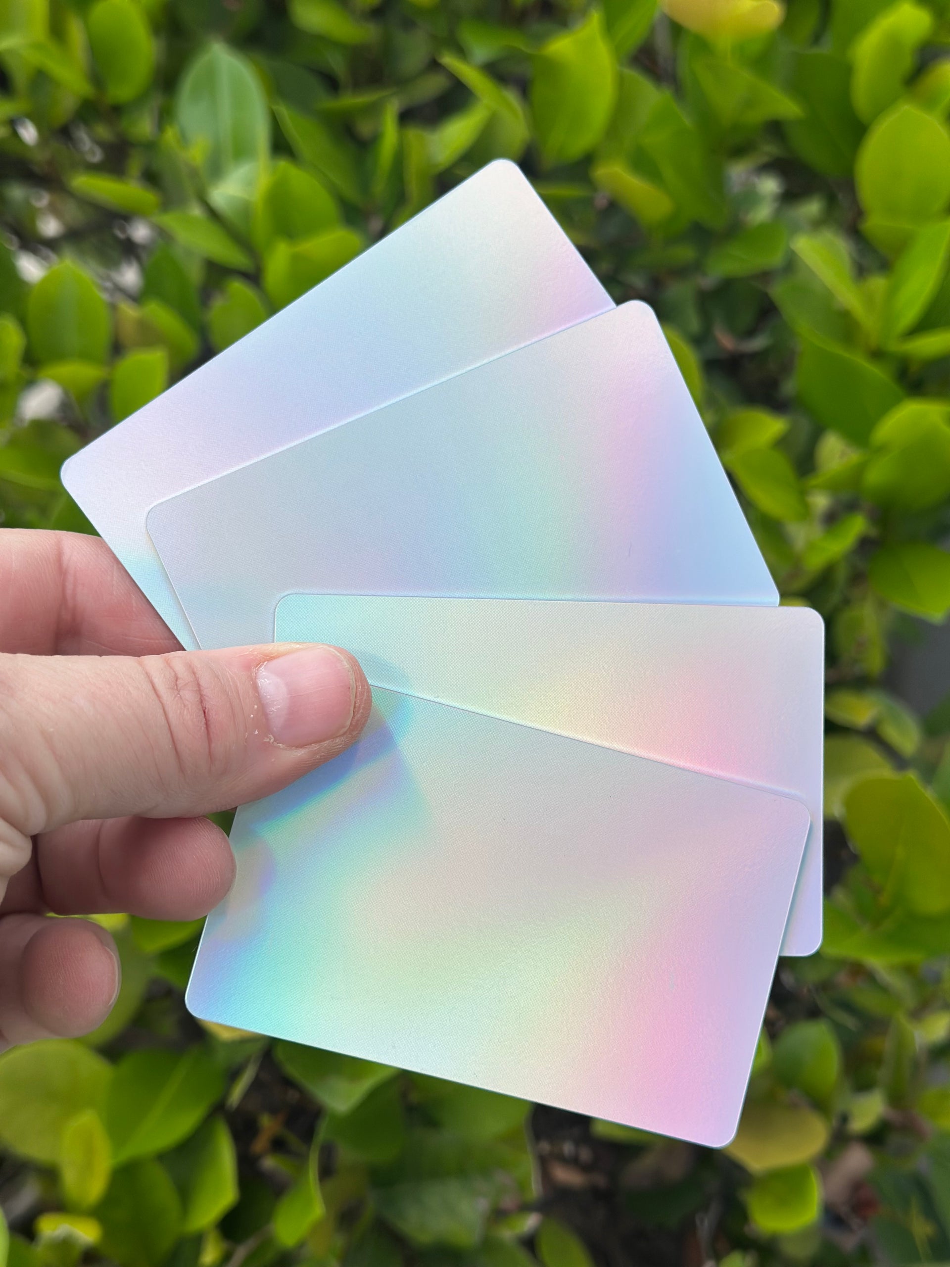 Holographic PVC Cards – Sunshine Laser Supplies