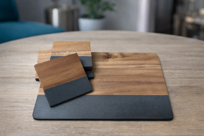 Acacia + Marble Board or Acacia + Stone Boards