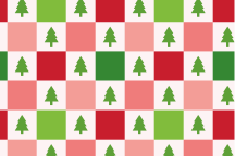 Printed Leatherette Christmas Patches (Pack of 5)