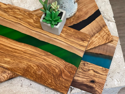 Olivewood + Resin Boards