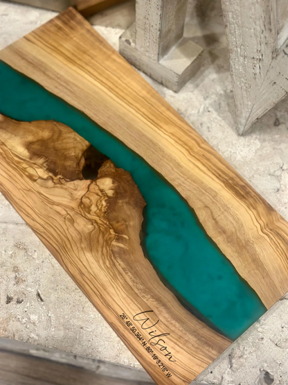 Olivewood + Resin Boards