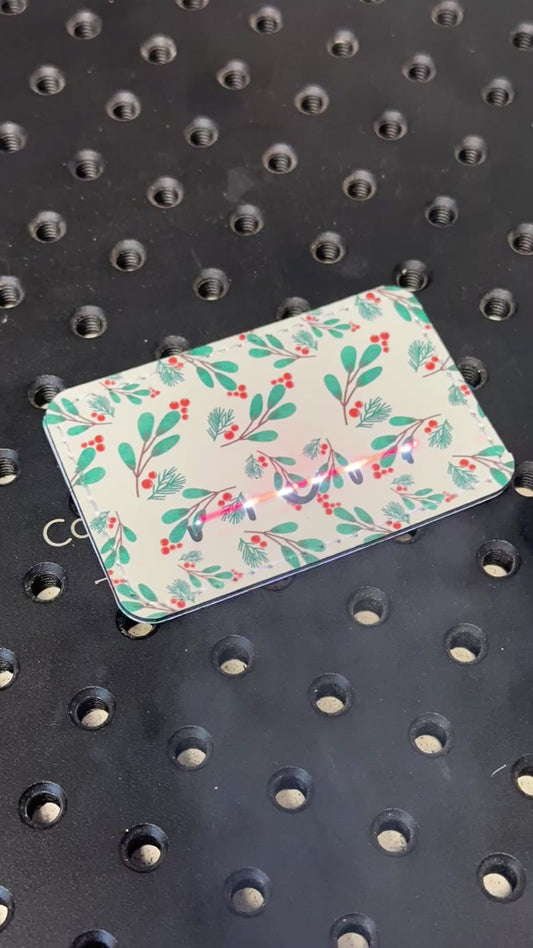 Printed Leatherette Christmas Patches (Pack of 5)